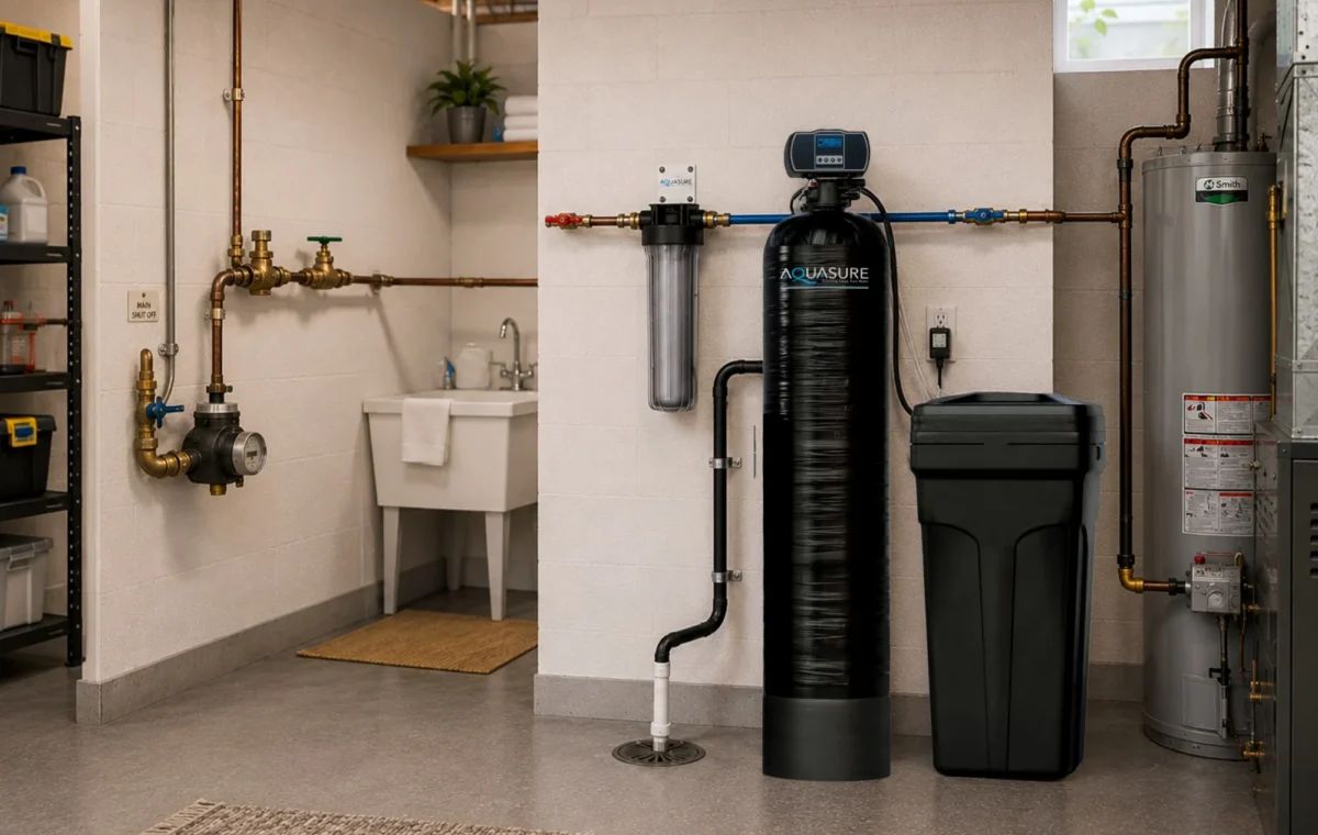water softener benefits for skin and hair