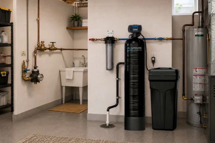 water softener benefits for skin and hair